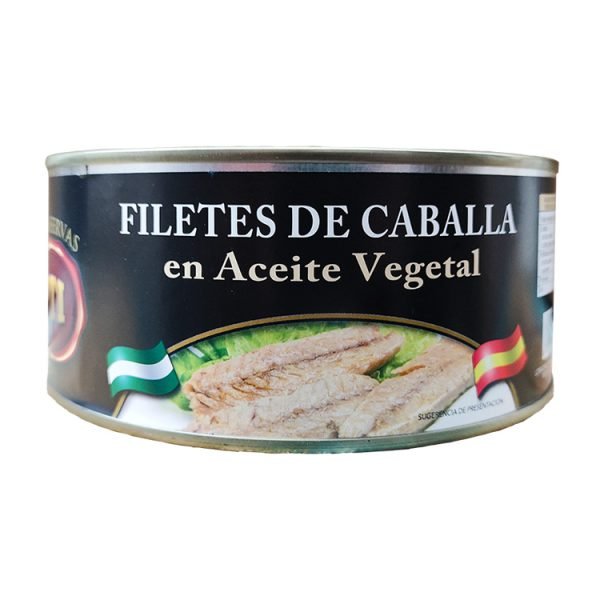Filetes de Caballa en Aceite Vegetal - Conservas Oti - La tienda de Sami